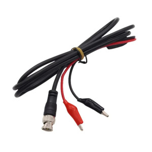 Câble de sonde d'oscilloscope BNC mâle vers 2 pinces crocodiles Q9, longueur : 1,5 m SH85031070-20